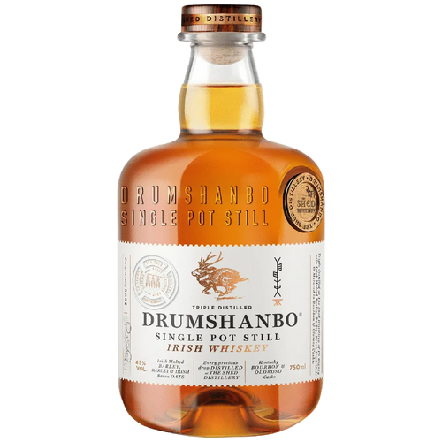 Drumshanbo Irish Whiskey 750ML Front Bottle Label