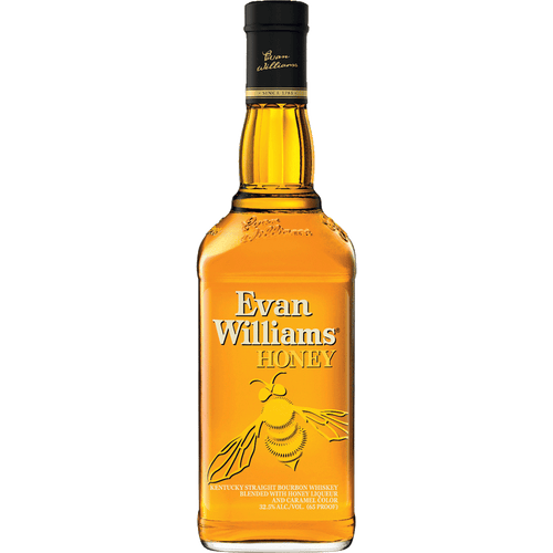 Evan Williams Honey 750ML Front Bottle Label