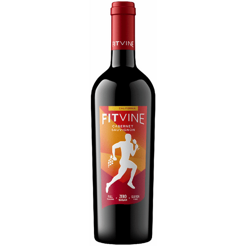 FitVine Cabernet Sauvignon 750ML Front Bottle Label