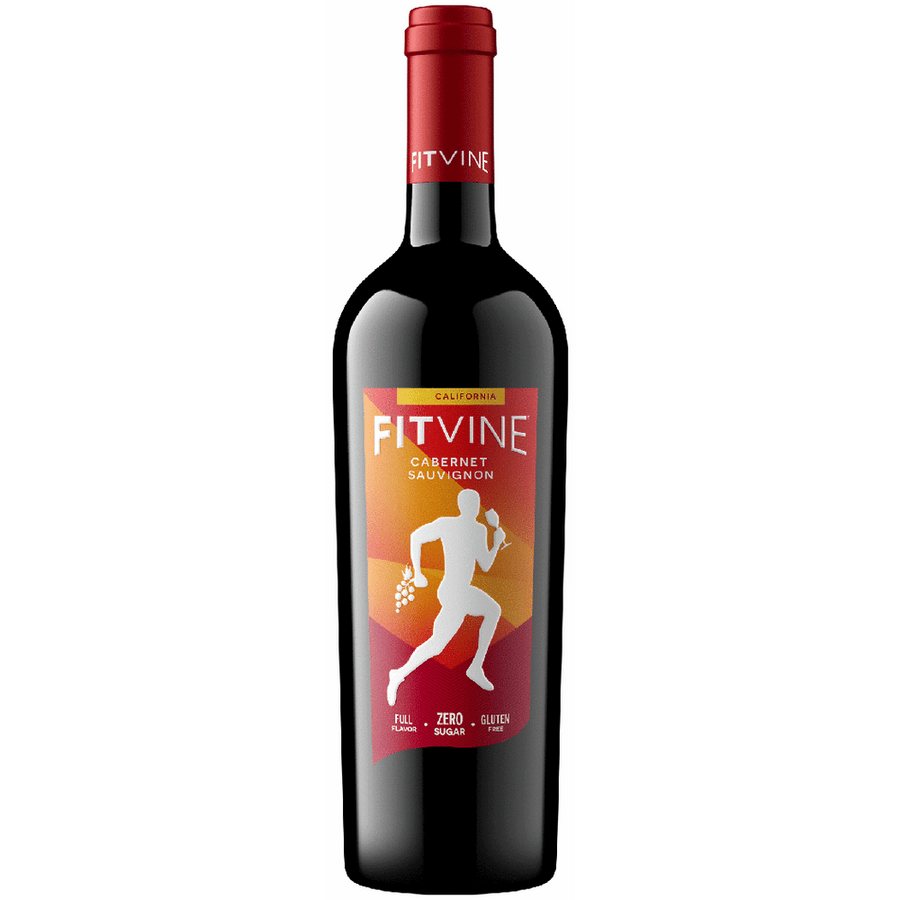 FitVine Cabernet Sauvignon 750ML Front Bottle Label