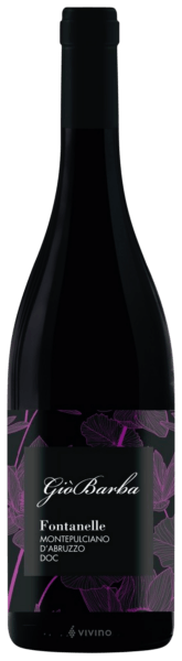 Gio Barba Fontanelle Montepulciano 750ML Front Bottle Label
