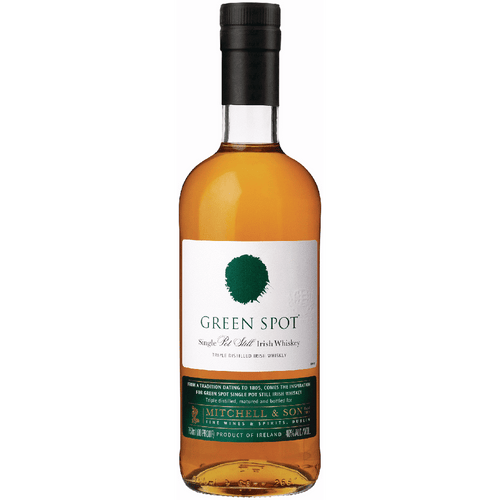 Green Spot Irish Whiskey 750ML Front Bottle Label