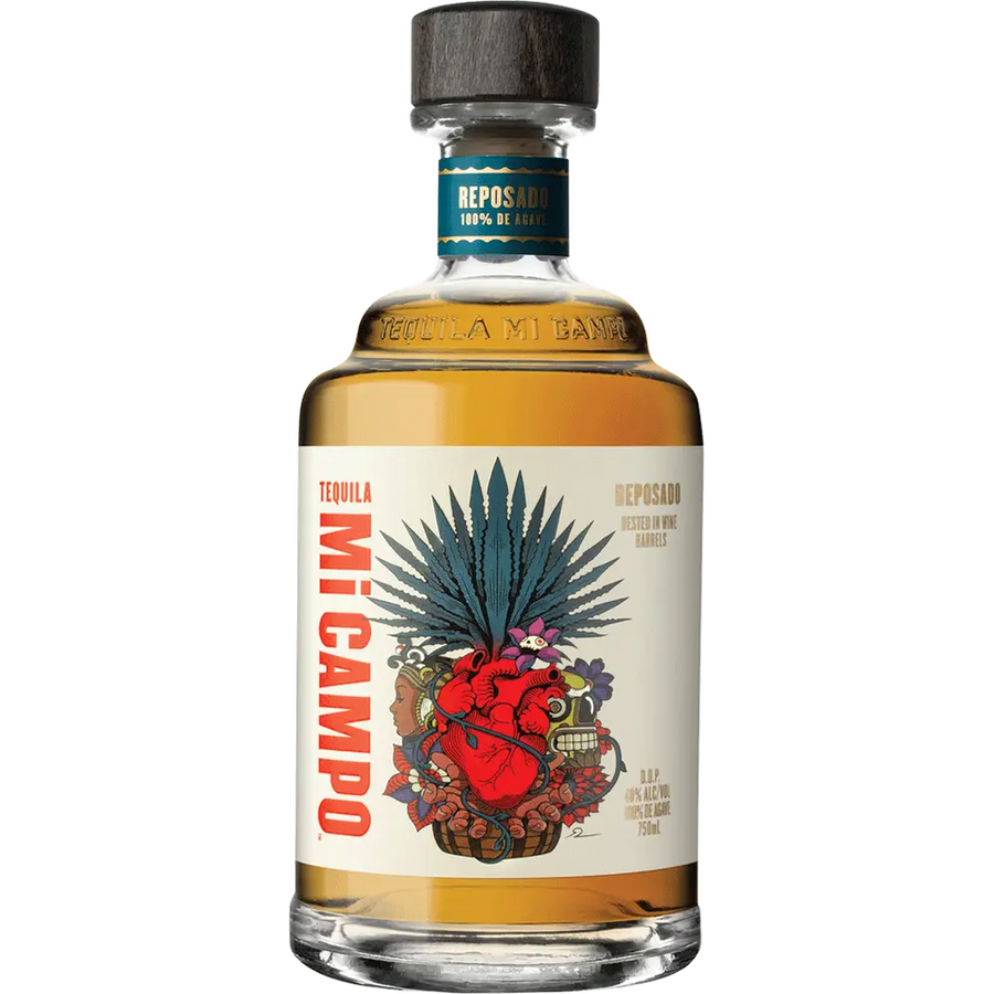 Mi Campo Reposado Tequila 1.75L Front Bottle Label