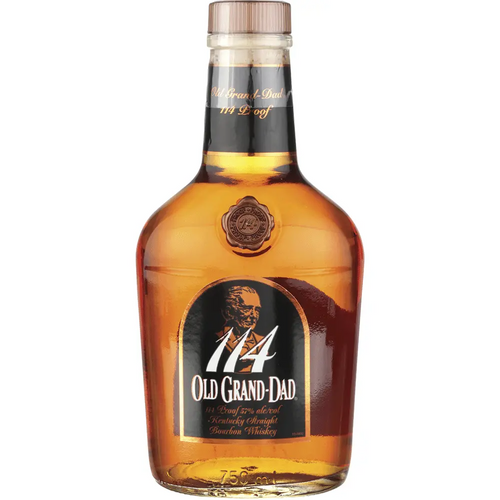 Old Grand Dad 114 Kentucky Straight Bourbon 750ML Front Bottle Label