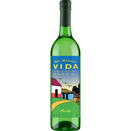 Del Maguey Vida Puebla 750ML Front Bottle Label