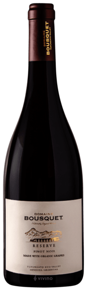 Domaine Bousquet Reserve Pinot Noir 750ML Front Bottle Label