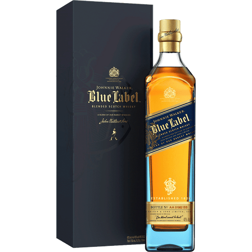 Johnnie Walker Blue Label 750ML Front Bottle Label