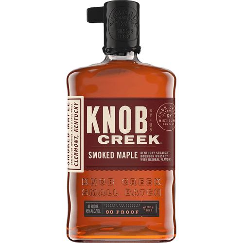 Knob Creek Smoked Maple Bourbon 750ML Front Bottle Label