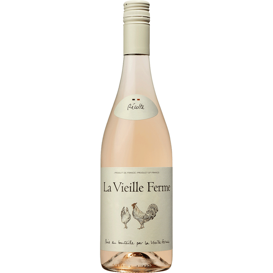 La Vieille Ferme Rose 750ML Front Bottle Label
