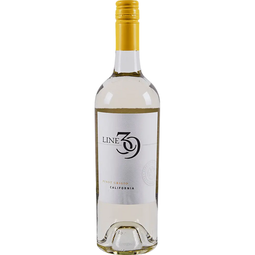 Line 39 Pinot Grigio 750ML Front Bottle Label