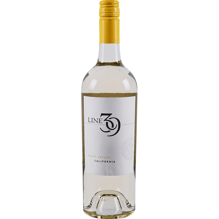 Line 39 Pinot Grigio 750ML Front Bottle Label