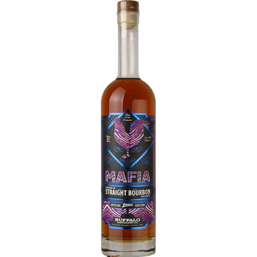 Mafia Straight Bourbon Blend 750ML Front Bottle Label