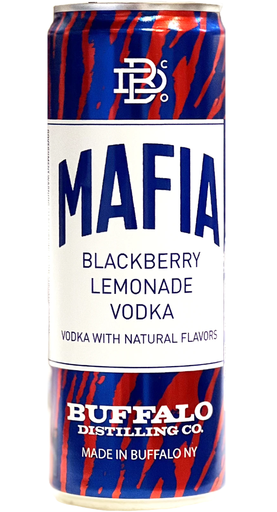 Mafia Blackberry Lemonade Cans 4pk-12oz Cans Front Bottle Label