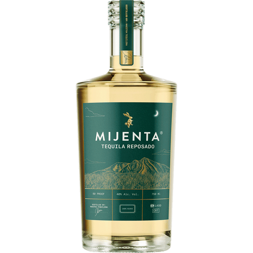 Mijenta Reposado Tequila 750ML Front Bottle Label