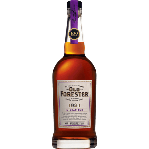 Old Forester 1924 10 Year Old Straight Bourbon 750ML Front Bottle Label