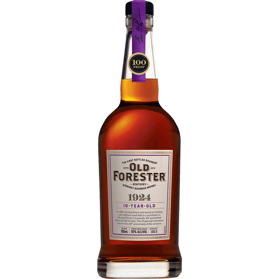 Old Forester 1924 10 Year Old Straight Bourbon 750ML Front Bottle Label