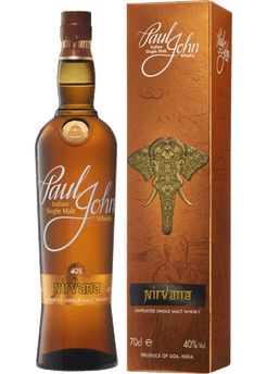 Paul John Nirvana whisky 750ML Front Bottle Label