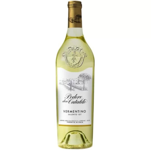 Podere Don Cataldo Vermentino Salento 750ML Front Bottle Label