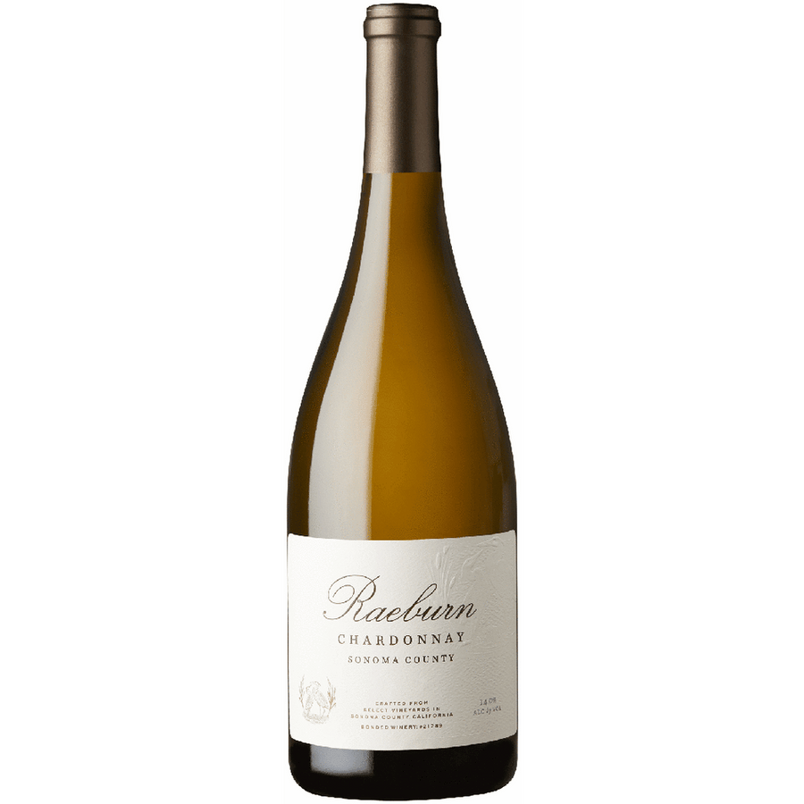 Raeburn Chardonnay 750ML Front Bottle Label