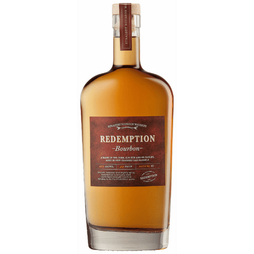 Redemption Bourbon Whiskey 750ML Front Bottle Label