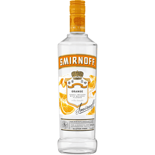 Smirnoff Orange 50ML Front Bottle Label