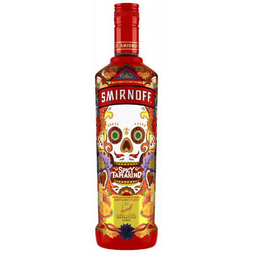 Smirnoff Spicy Tamarind Vodka 750ML Front Bottle Label