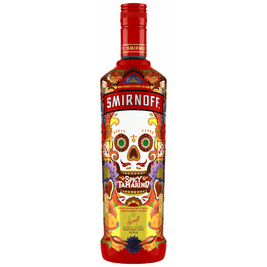 Smirnoff Spicy Tamarind Vodka 750ML Front Bottle Label