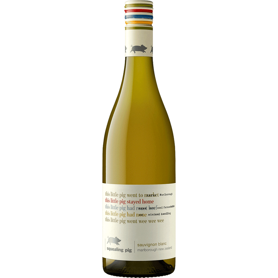 Squealing Pig Sauvignon Blanc 750ML Front Bottle Label