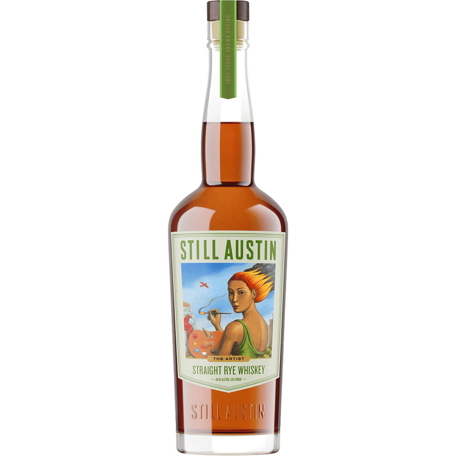 Still Austin Straight Rye 750ML Front Bottle Label