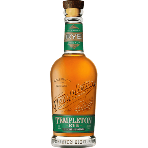 Templeton Straight Rye 750ML Front Bottle Label