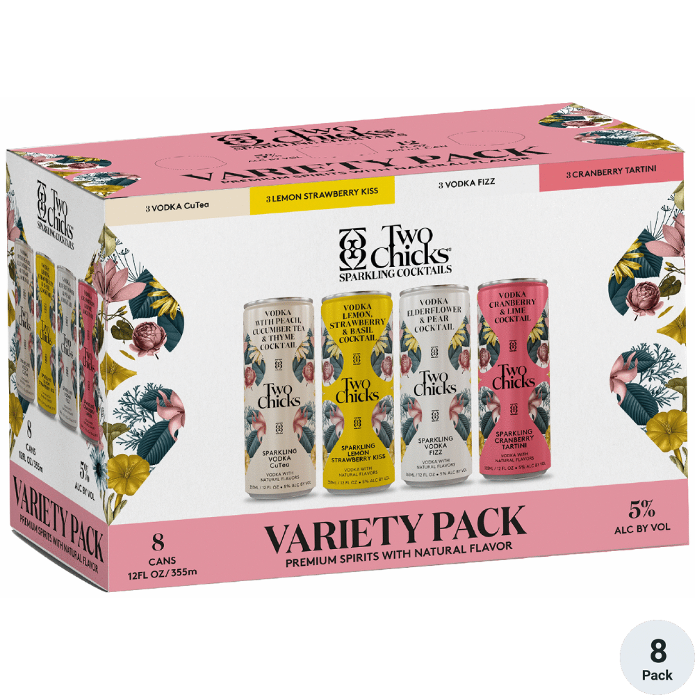 Two Chicks Vodka Variety