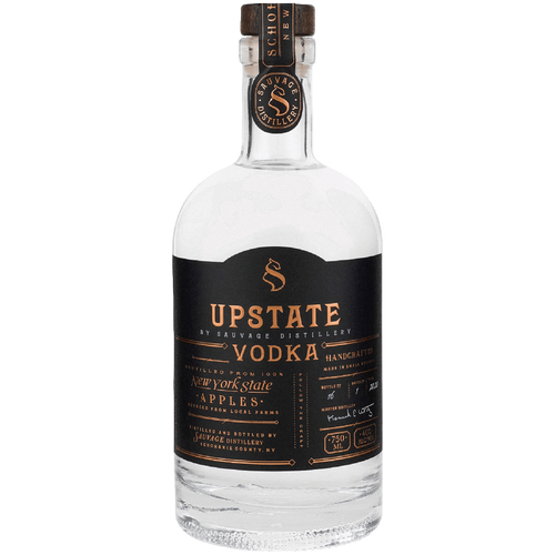 Upstate Vodka 750ML Front Bottle Label