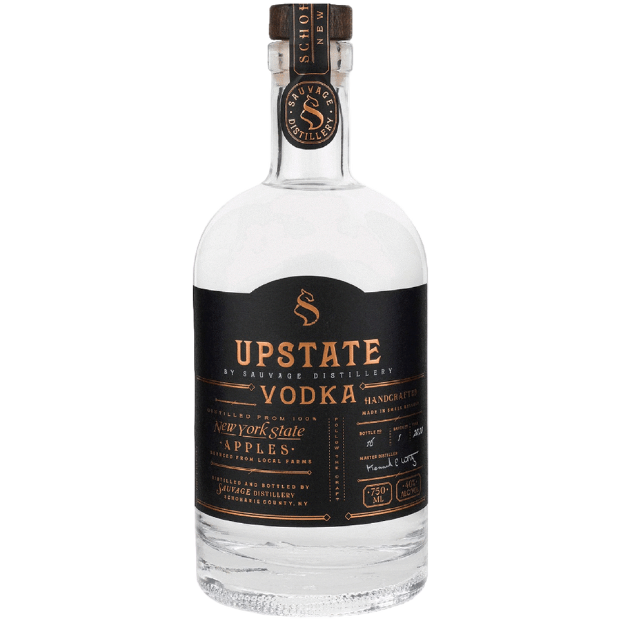 Upstate Vodka 750ML Front Bottle Label