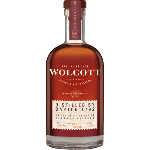 Wolcott Kentucky Straight Bourbon 750ML Front Bottle Label