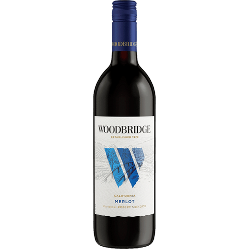 Woodbridge Merlot 750ML Front Bottle Label