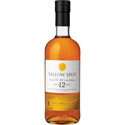 Yellow Spot Irish Whiskey 750ML Front Bottle Label