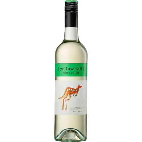 Yellow Tail Pinot Grigio 750ML Front Bottle Label