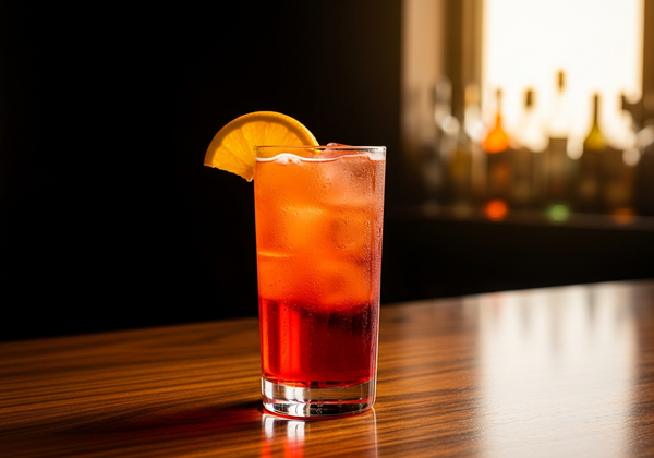 Aperol Spritz Recipe cocktail in glass with garnish