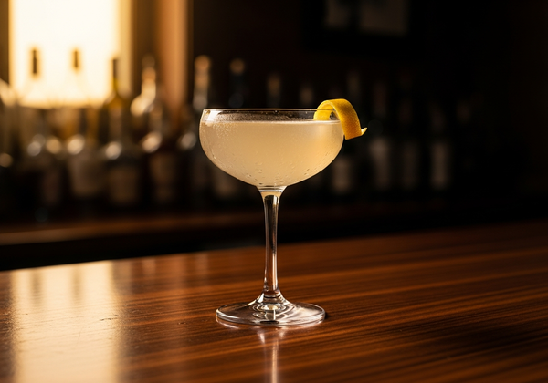 Bee's Knees Recipe cocktail in glass with garnish