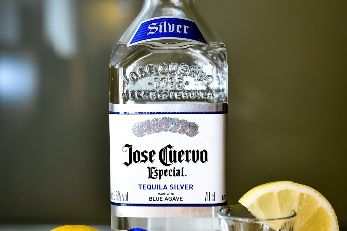 Tequila shots with lime and salt