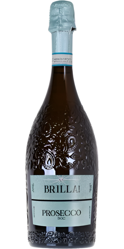 Brilla Prosecco Extra Dry 750ML Front Bottle Label