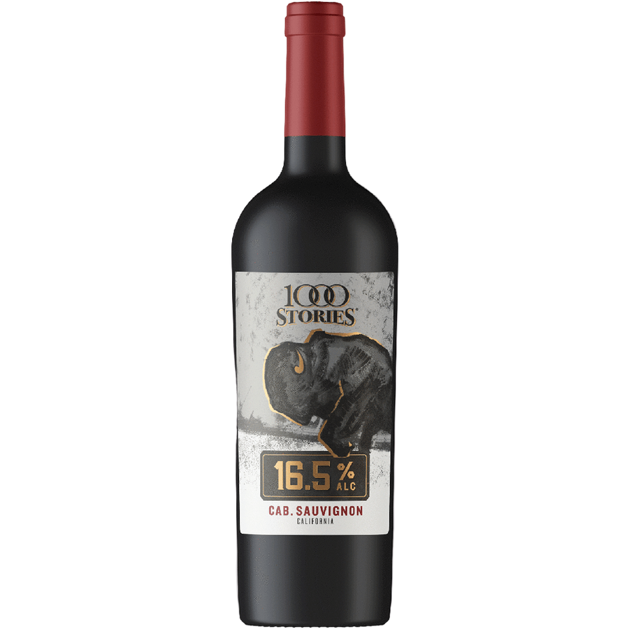 1000 Stories High Alc Cabernet Sauvignon 750ML Front Bottle Label
