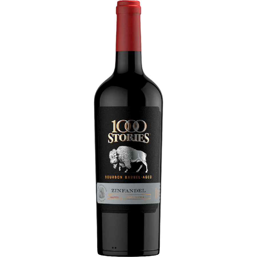 1000 Stories Zinfandel Bourbon Barrel Aged 750ML Front Bottle Label