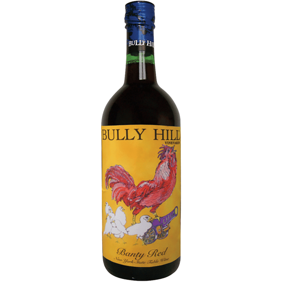 Bully Hill Banty Red 750ML Front Bottle Label