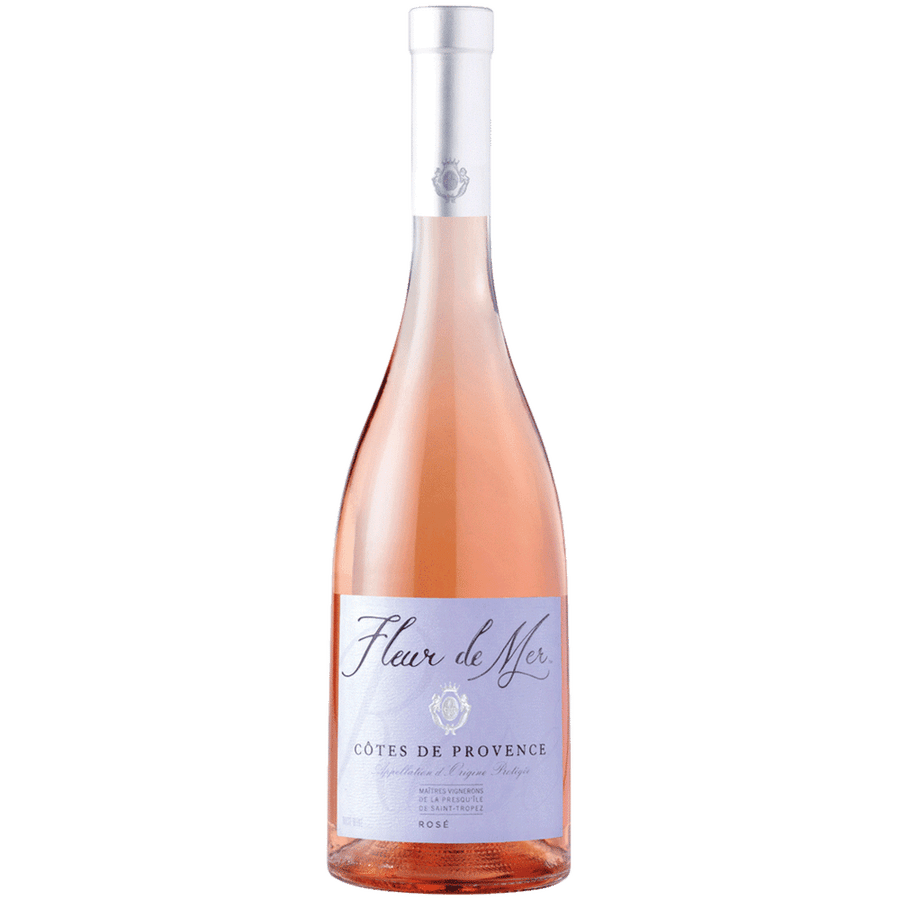 Fleur de Mer Rose 750ML Front Bottle Label