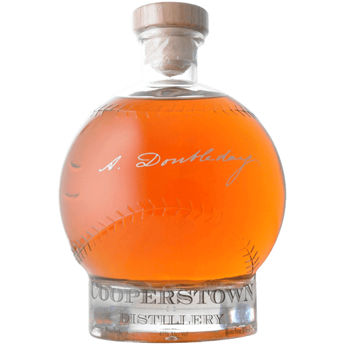Cooperstown Distillery, Doubleday Bourbon 50ML Front Bottle Label