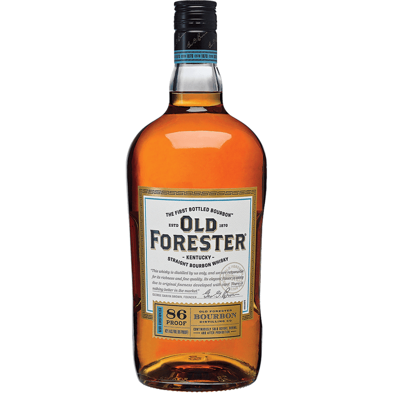 Old Forester Classic 86 Proof 1L Front Bottle Label