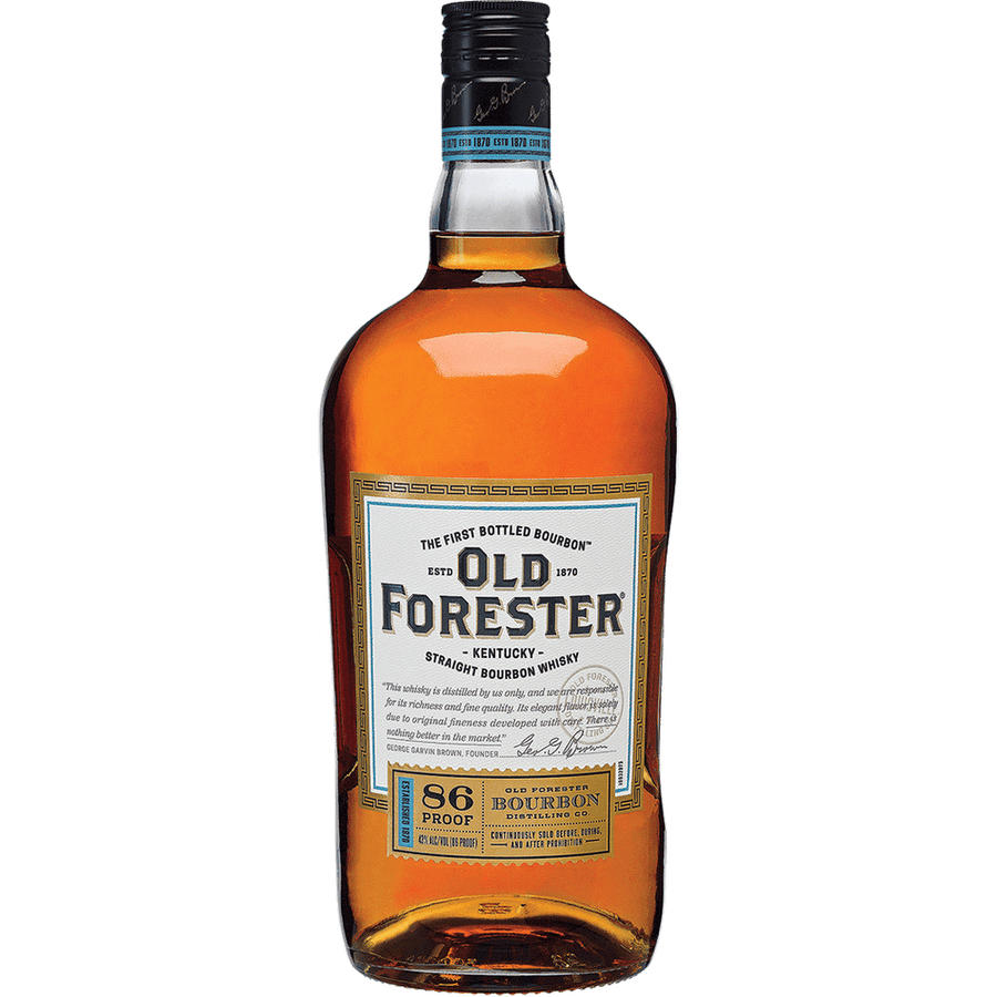 Old Forester Classic 86 Proof 1L Front Bottle Label