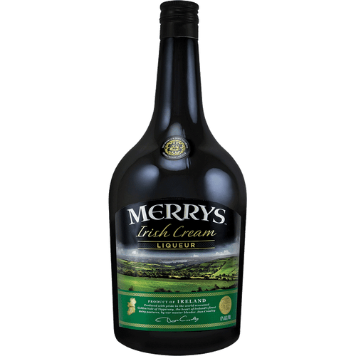Merrys Irish Cream 750ML Front Bottle Label