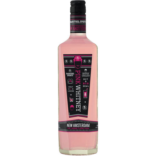 New Amsterdam Pink Whitney 50ML Front Bottle Label